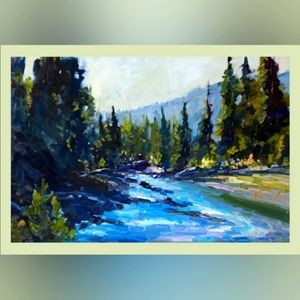 River Runs Through It Painting 🎨